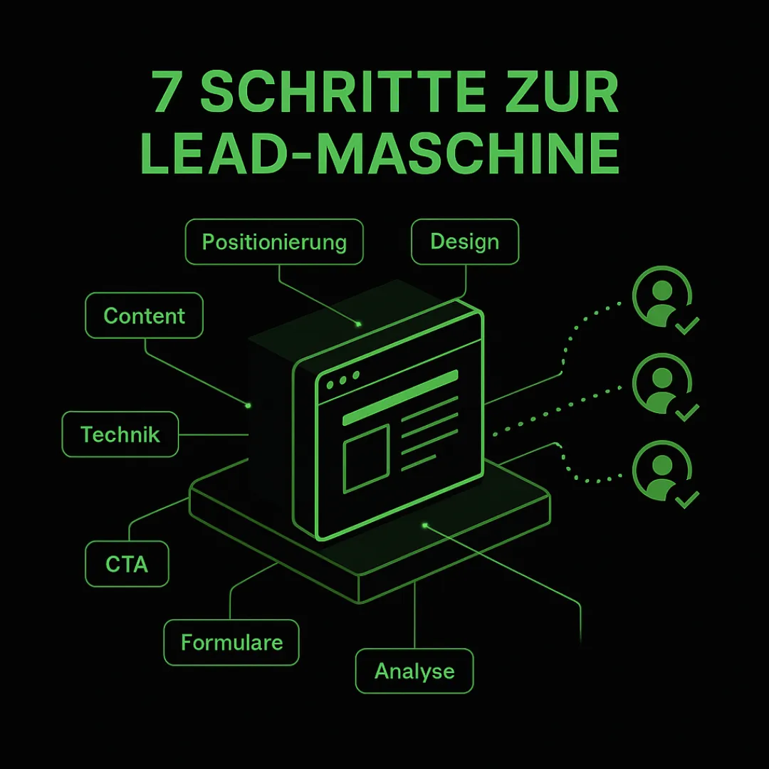 Website als Lead-Maschine: 7 Schritte zu mehr Anfragen & Umsatz